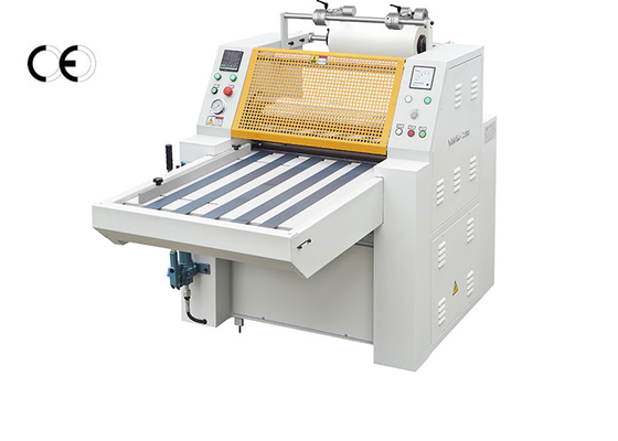 China Lengua inglesa de la máquina manual caliente de la laminación que apoya diseño de una pieza proveedor