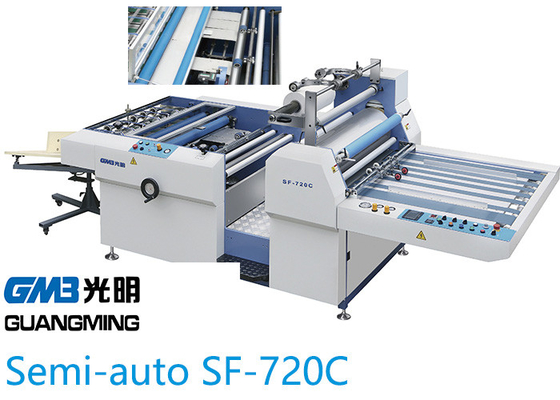 China Máquina semi automática de la laminación del artículo con el regulador de coincidencia de papel proveedor